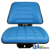 A & I Products Flip-Up Seat, Trapezoid Back, BLU 23" x10" x18.25" A-TF222BU